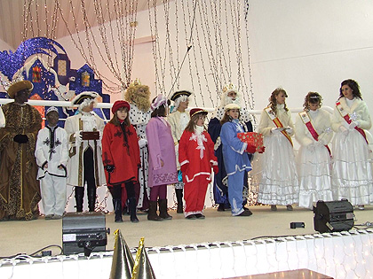 Cientos de personas recibieron a los Reyes Magos en Miguel Esteban  