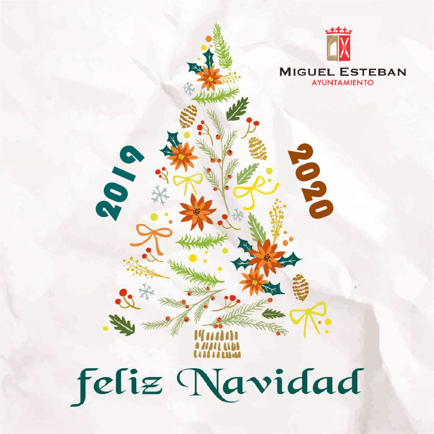 Felicitación de Navidad del Ayuntamiento de Miguel Esteban