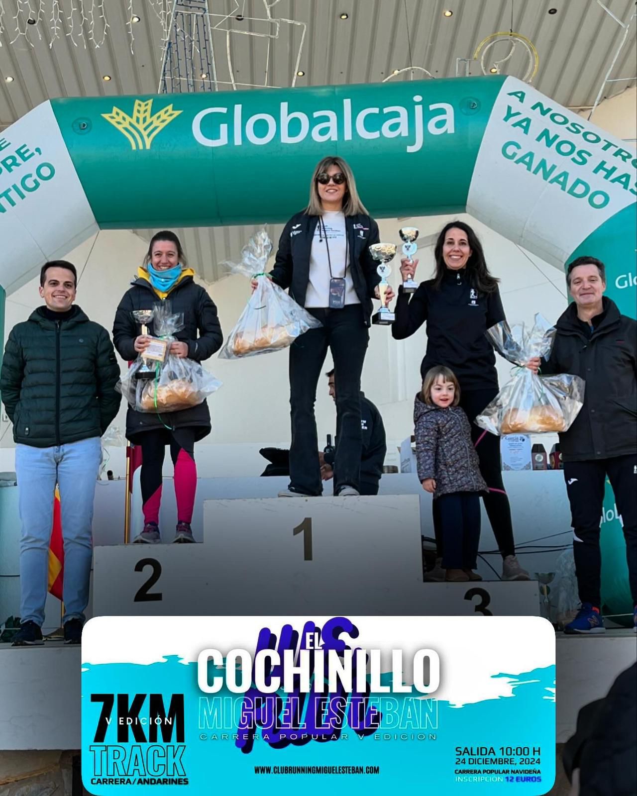 Ganadoras carrera cochinillo