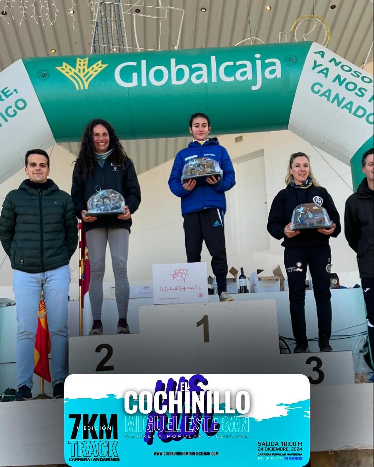 Ganadoras carrera cochinillo 1