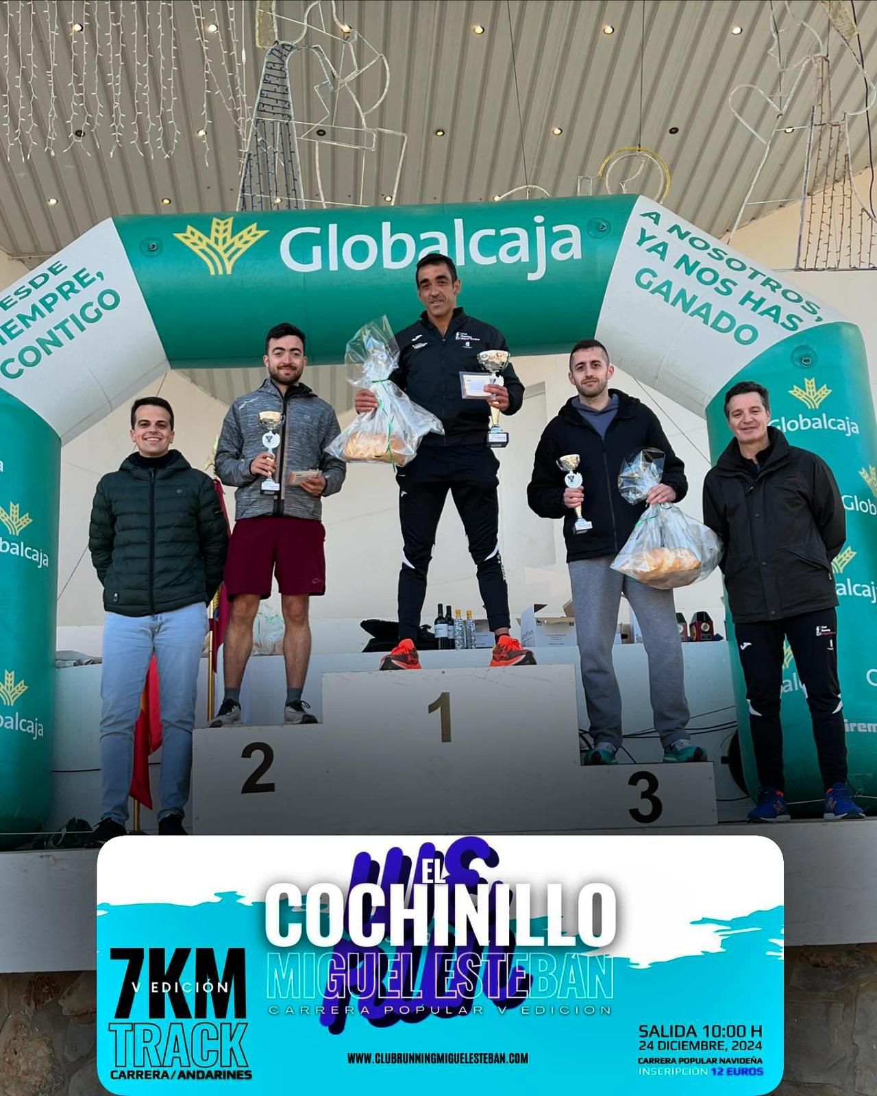 Ganadores carrera cochinillo