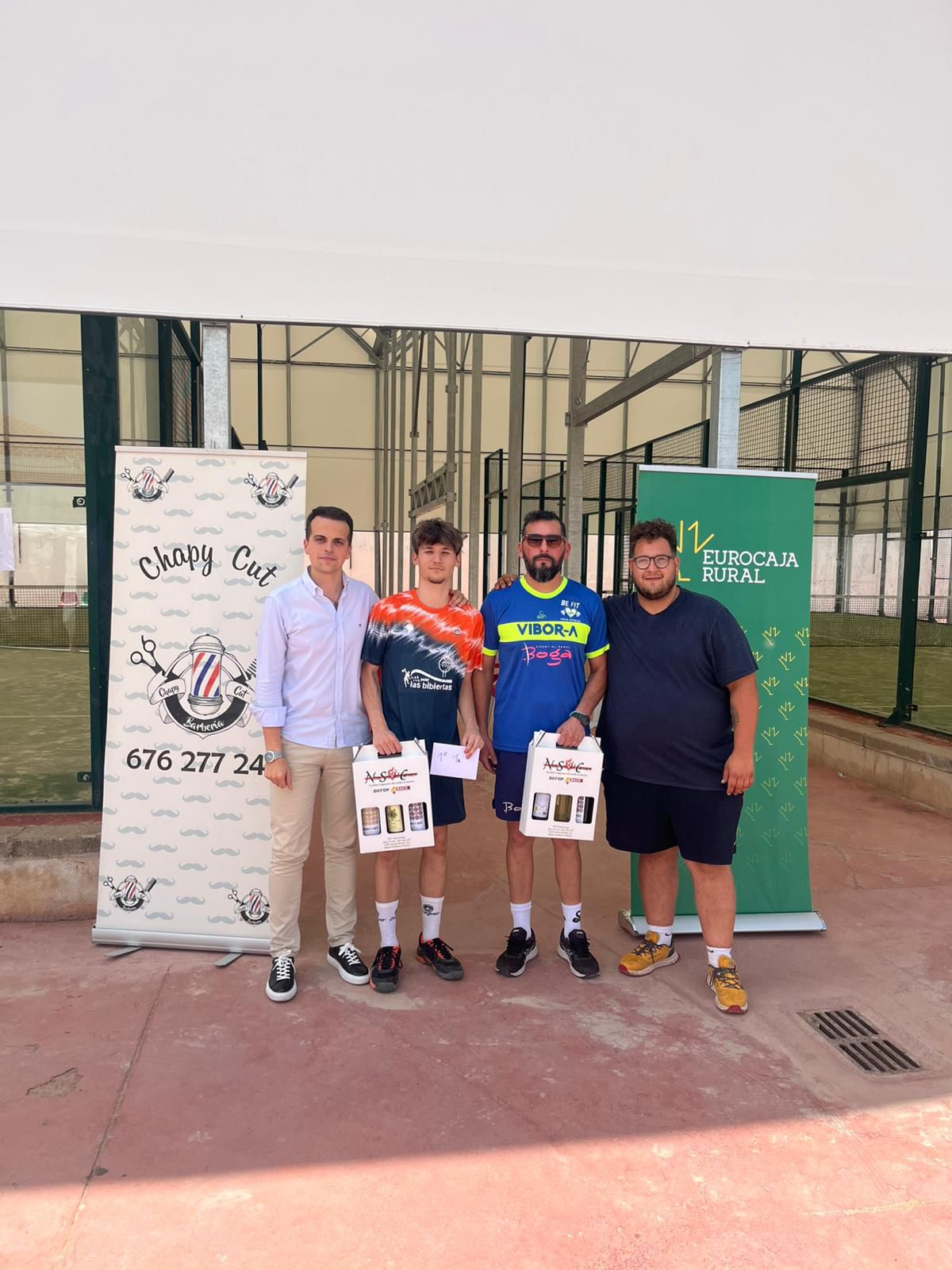 GANADORES 1A CATEGORÍA TORNEO PADEL