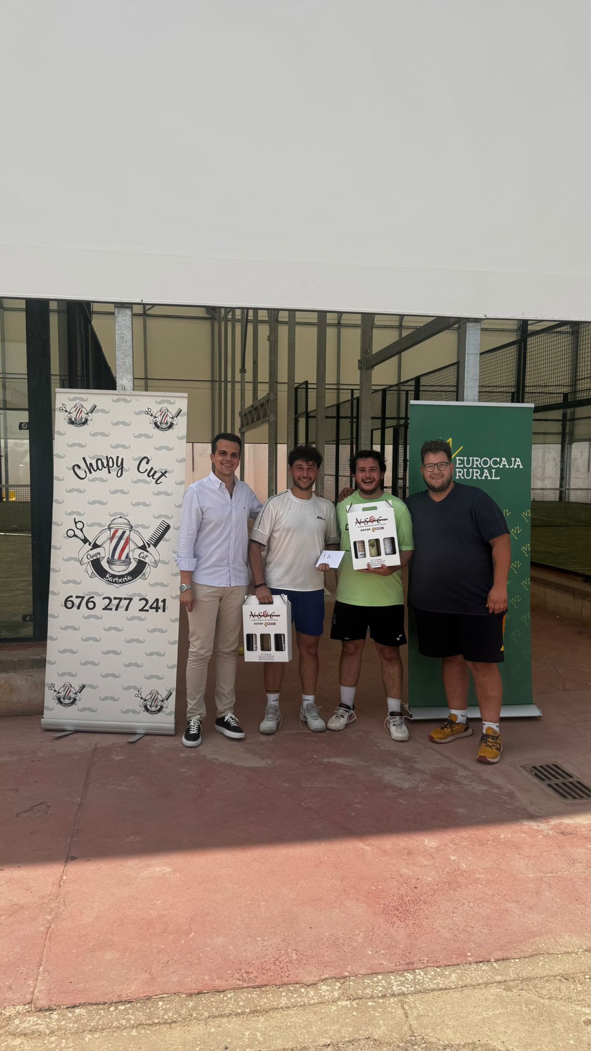GANADORES 2A CATEGORIA TORNEO PADEL