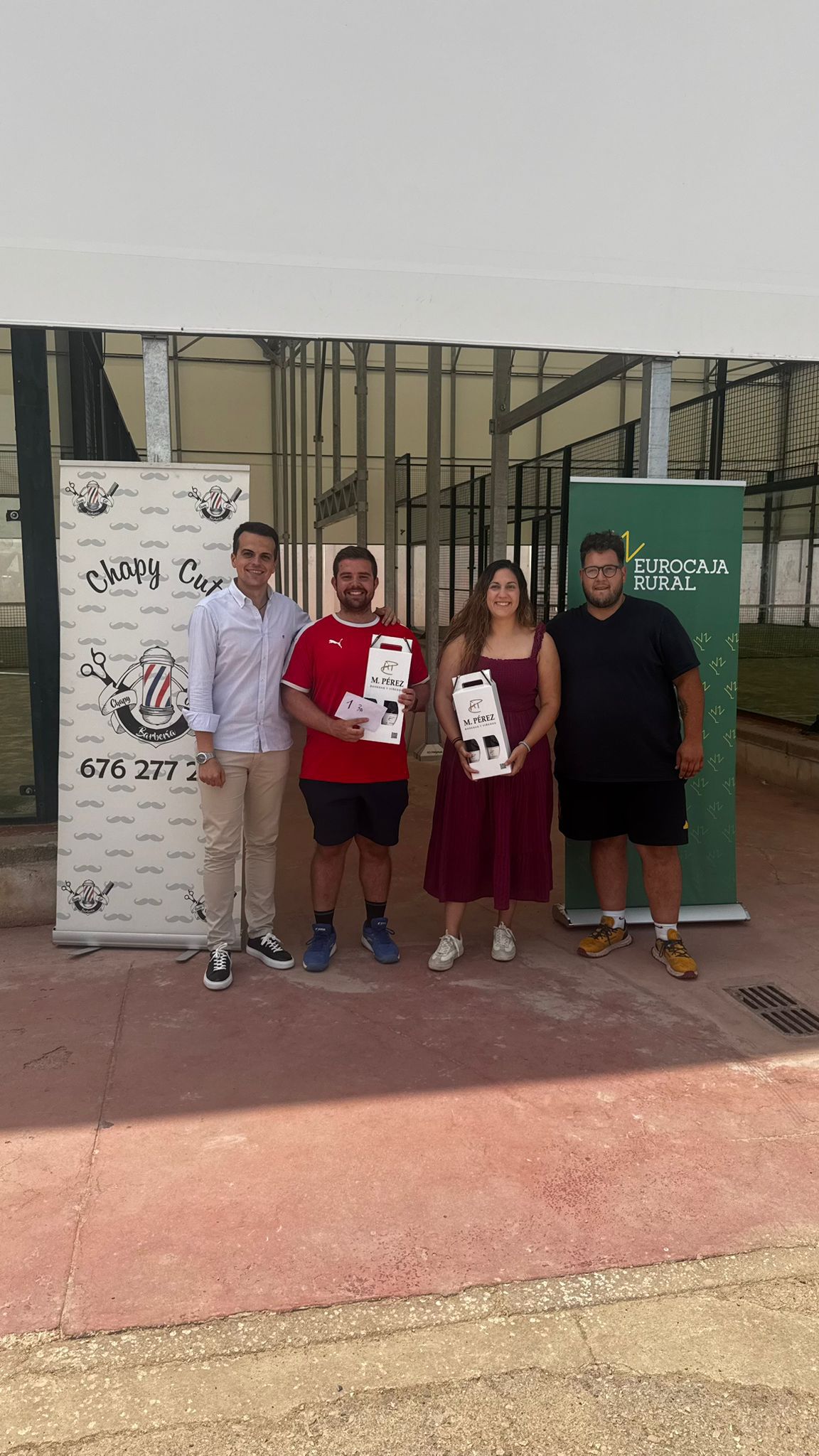 GANADORES 3A CATEGORIA TORNEO PADEL