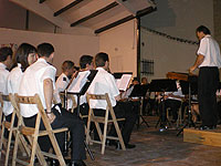 El público disfrutó con la música de las Bandas de Miguel Esteban y Argamasilla de Alba