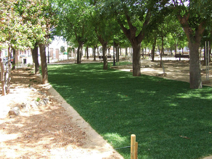 El Parque Municipal de Miguel Esteban continúa mejorando su 
aspecto 